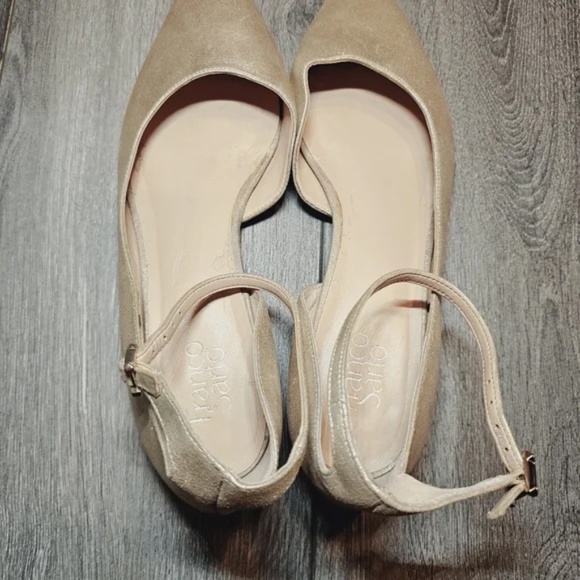 Franco Sarto antique gold ankle-strap flats, size 12 - Picture 5 of 15